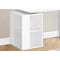 Monarch Specialties Computer Desk, Home Office, Left/Right Set-up, Storage Shelves, 55in.L, Work, Laptop, White Laminate I 7600 - alternate 3
